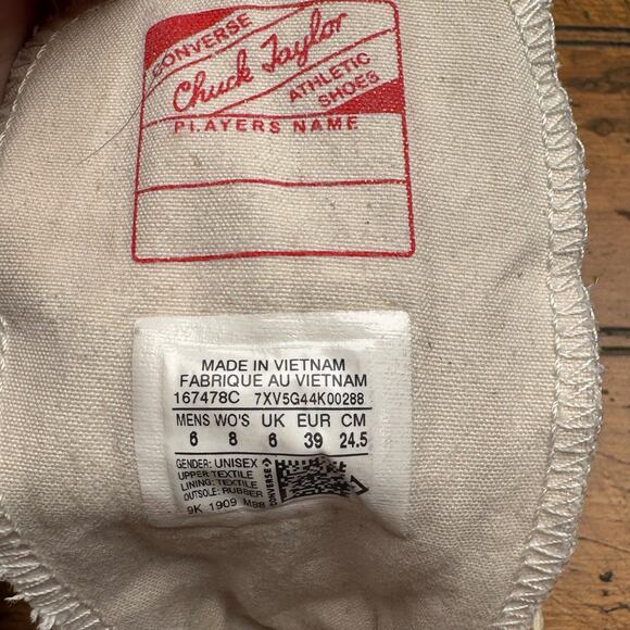 Converse Chuck Taylor All Star 70 HiGolf le Fleur Chenille pink EXTRA Preloved - Picture 6 of 15